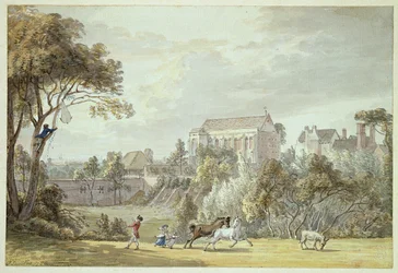 King Johns Palast, Eltham - Einen Drachen zurückholen, 1788